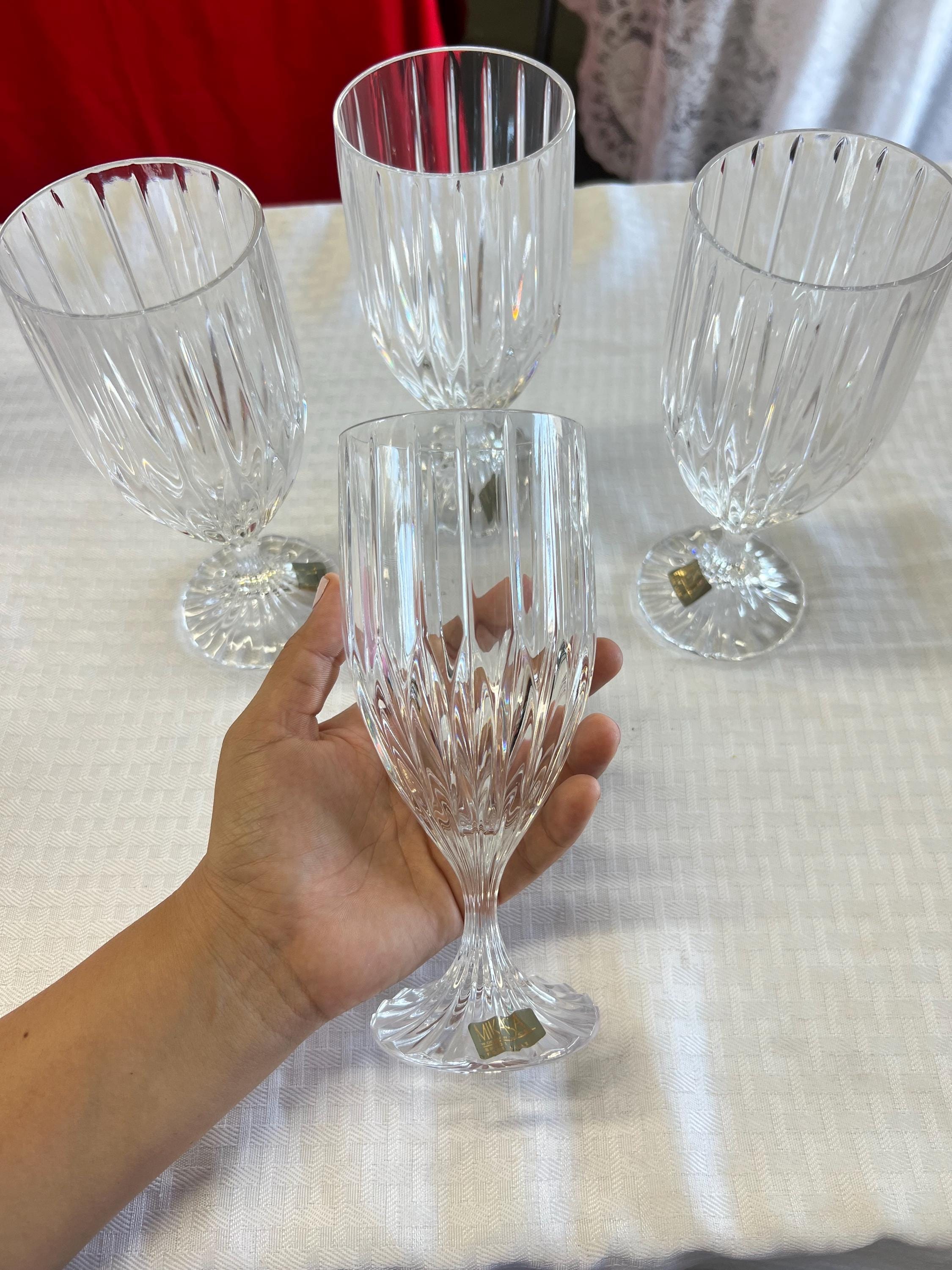 Vintage Park Lane by MIKASA crystal Iced Tea Tumblers/ Made in  Germany - Main Image