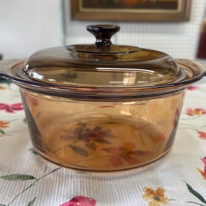 Vision by Corning USA 3.5 L brown glass pot