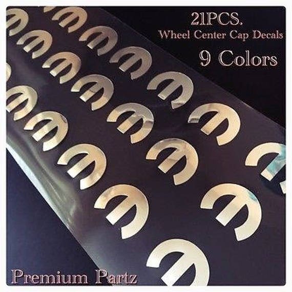 Dodge Mopar Wheel Center Cap Decal Logos 21PCS New Challenger Etsy