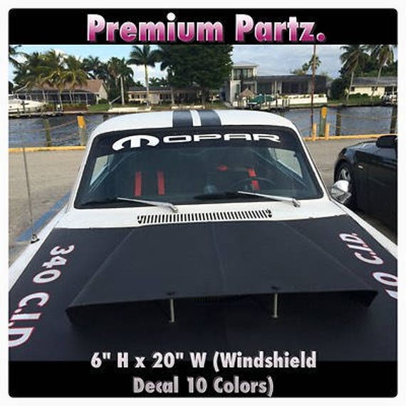 RATED M for MOPAR dodge challenger charger viper SRT Decal Vinyl Sticker US Made
