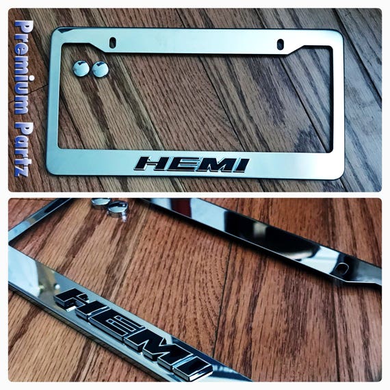 Handmade Carbon Fiber License Plate Frame Hellcat Srt Dodge Challenger Charger