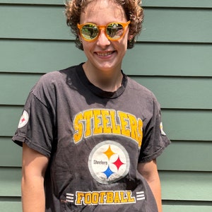 Vintage Pittsburgh Steelers TShirt Steelers Fan Delta Size XL - Altered Tshirt - NFL Football Fan