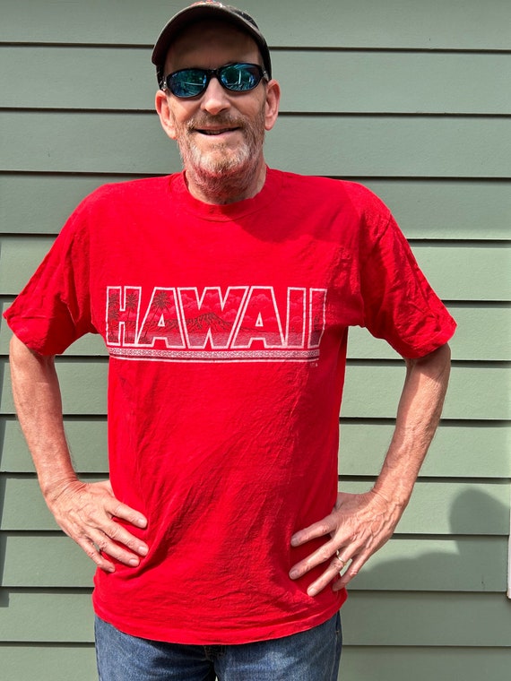 1984 Hawaii Tshirt Hanes Beefy-T Size XL Vintage T