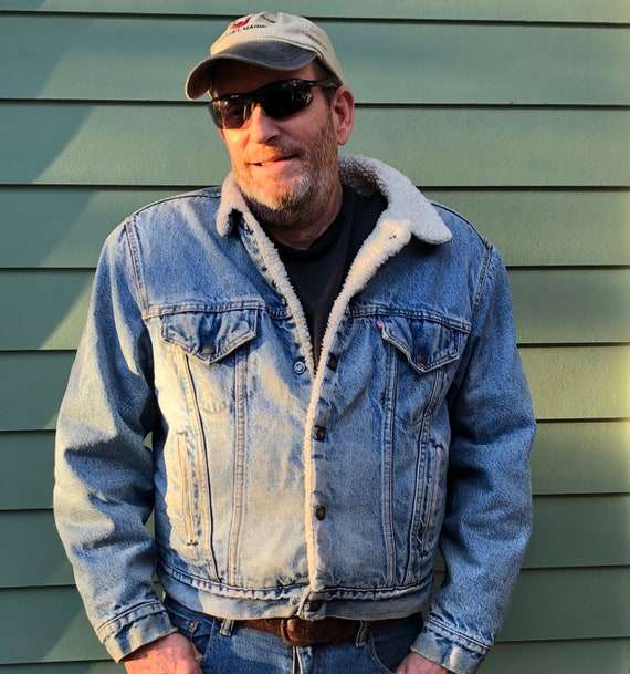 WOW 1980s Levis Sherpa Jacket 80s Jean 