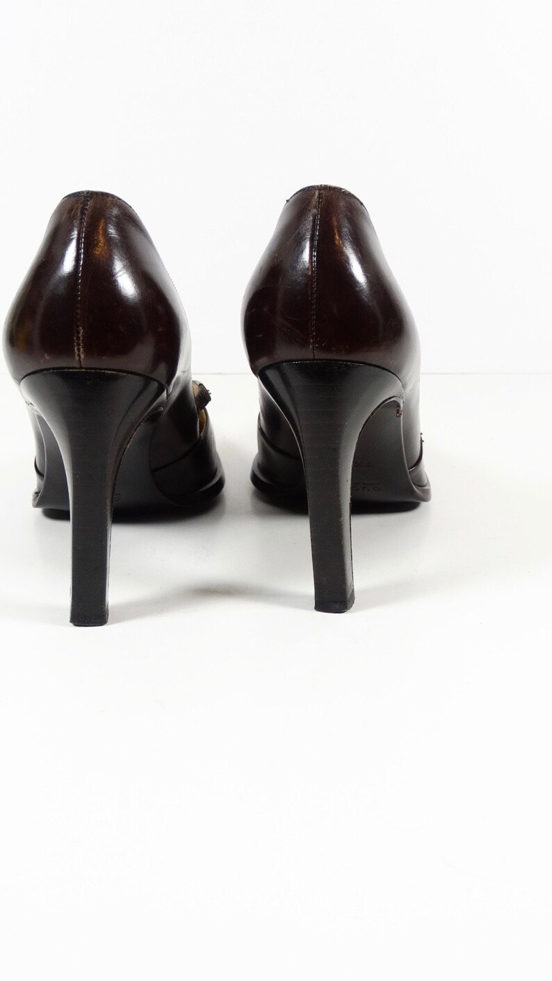 Vintage Gucci Authentic Vintage Leather High Heels, Vintage Italian
