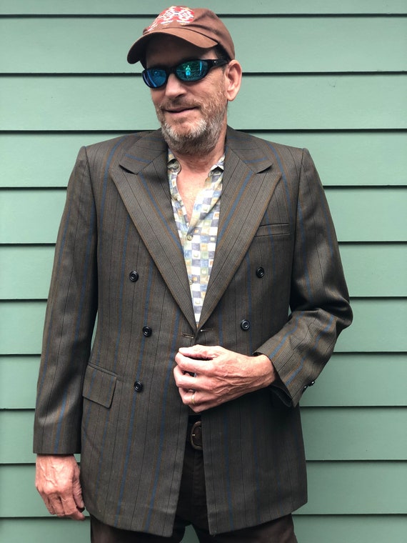 1960s Sears Sports Coat Gold Needle Custom Originals Double 