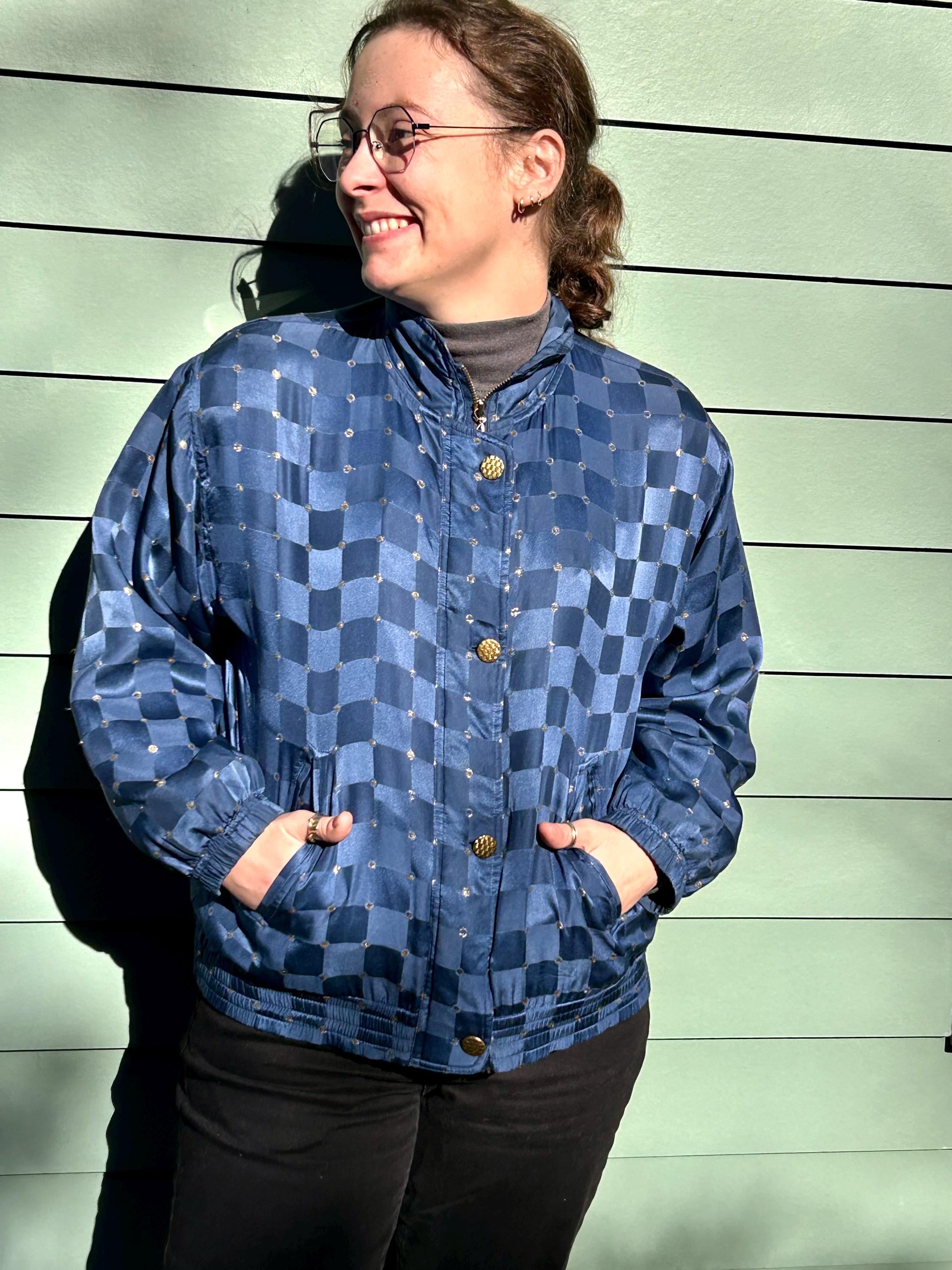 Vintage Quilt Bomber Jacket - Etsy Vintage Quilt Bomber Jacket - Etsy