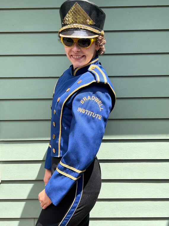 Vintage Marching Band Uniform Complete with Hat Sta… Gem
