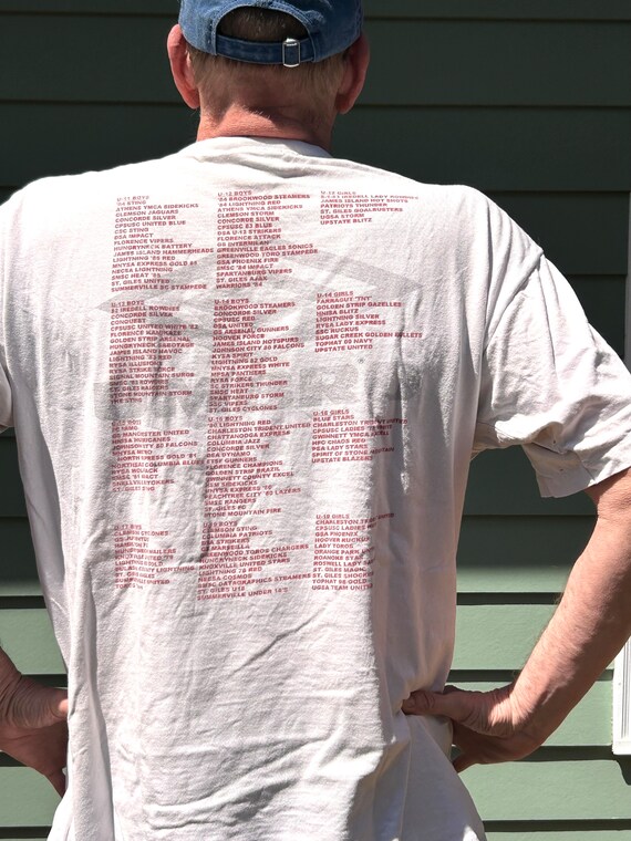 1995 Tshirt Soccer Classic Greenville SC Soccer Vinta… Gem