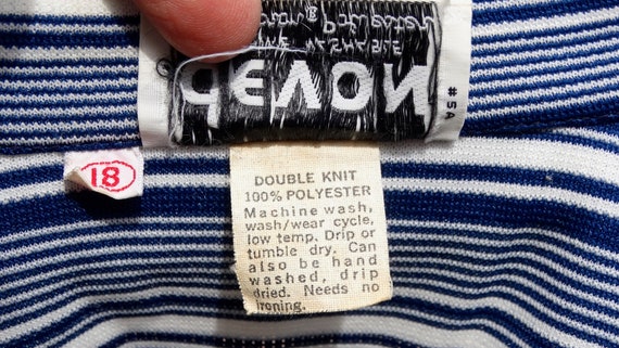 1970s Devon Dacron Polyester Button Up Shirt Jack… - image 9