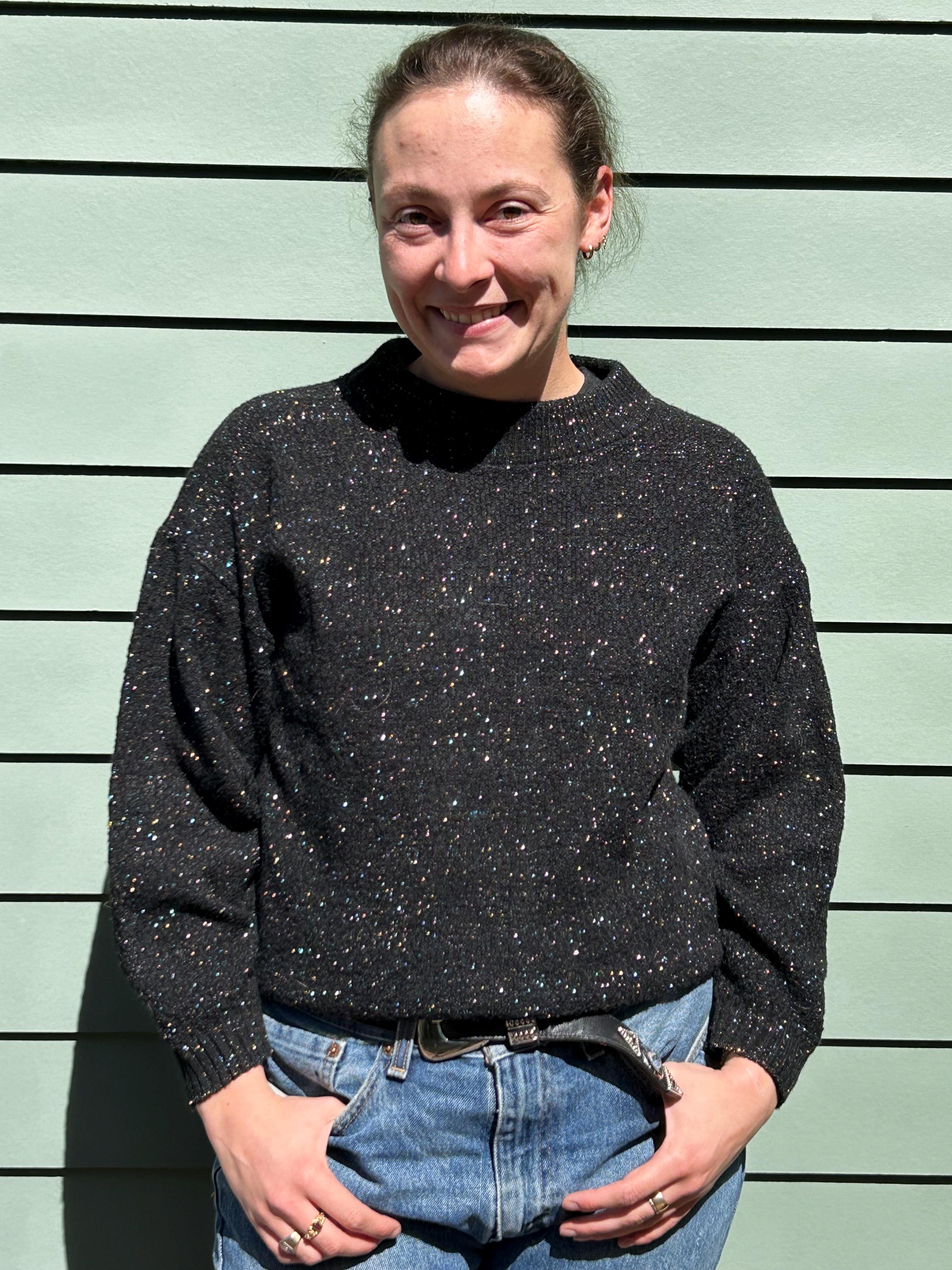 Glitter Turtleneck - Etsy