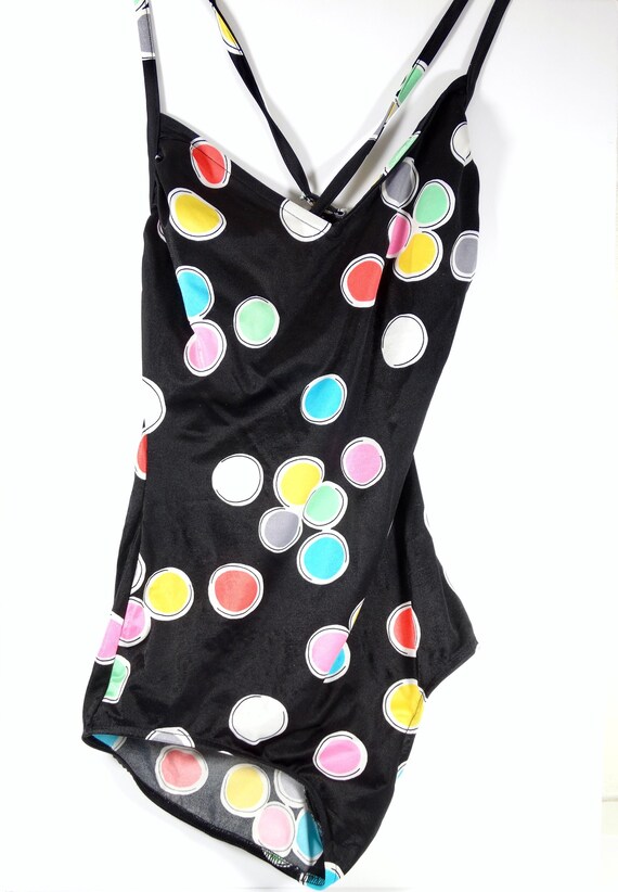 80s JC Penney Swimsuit 1980s Bathing Suit Size LXL B… Gem