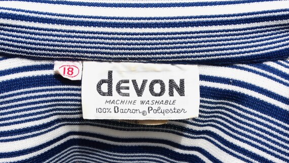 1970s Devon Dacron Polyester Button Up Shirt Jack… - image 8