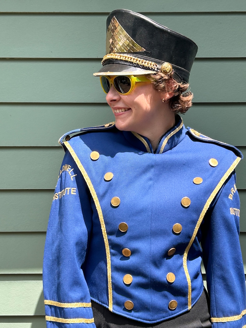 Vintage Marching Band Uniform Complete With Hat Stanbury Etsy