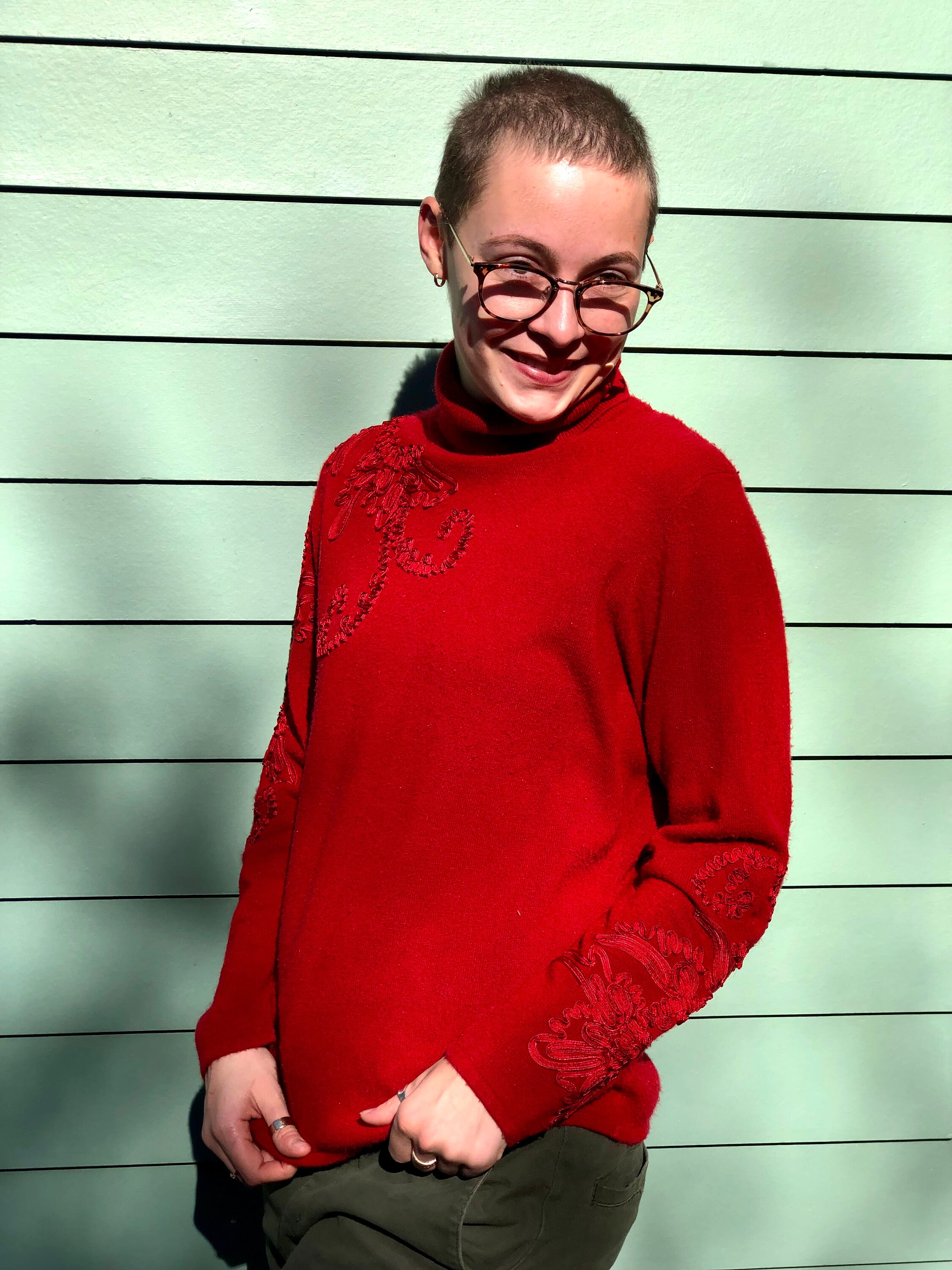 Vintage Designers Originals Embellished Sweater - Size L Vintage Designers Originals Embellished Sweater - Size L