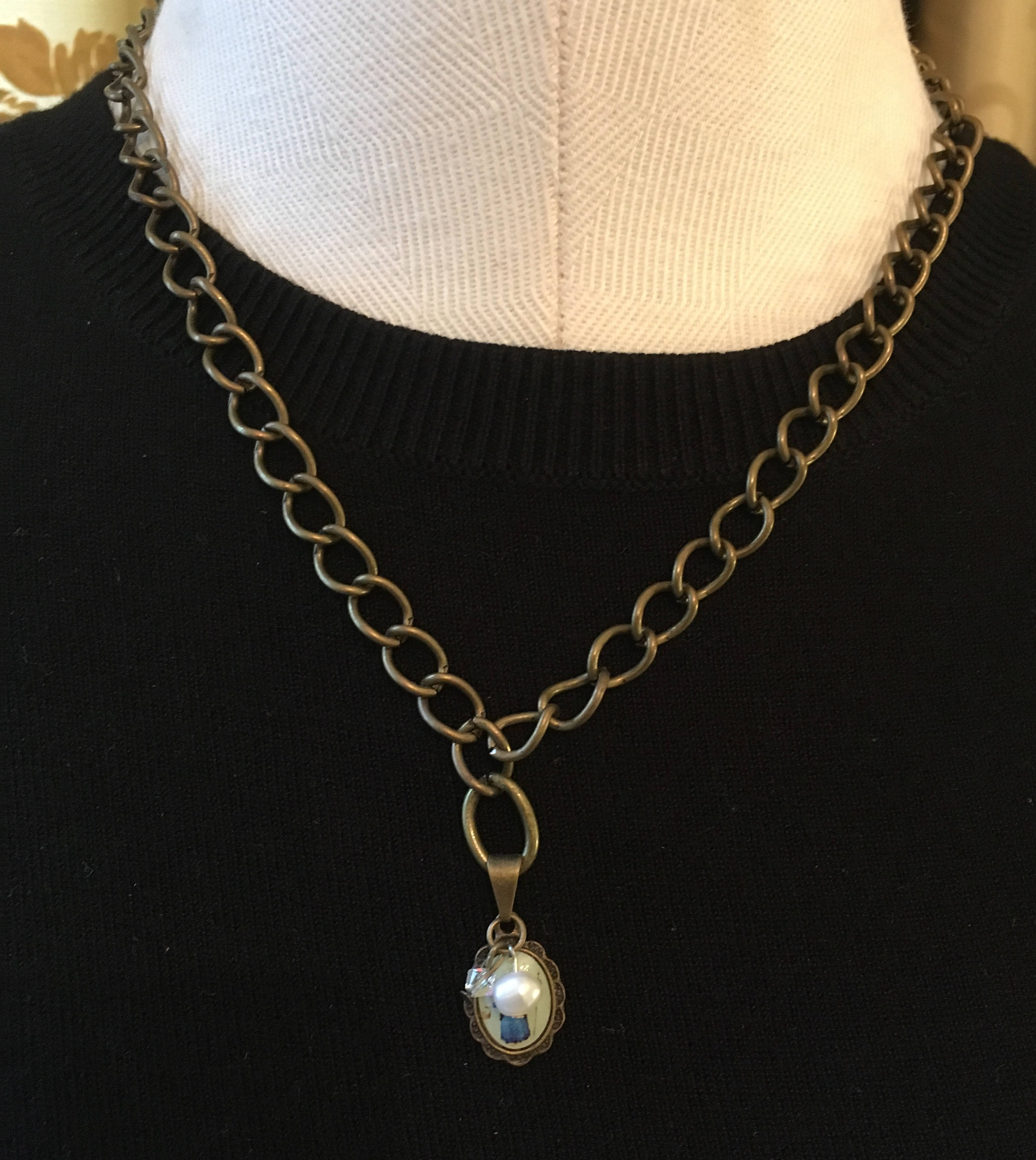 Religious Medal Necklace Etsy