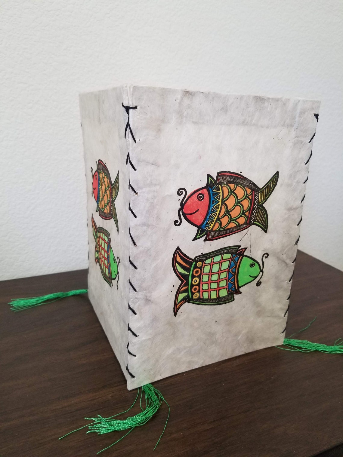 Double Fish Handmade Paper Lanterns Etsy