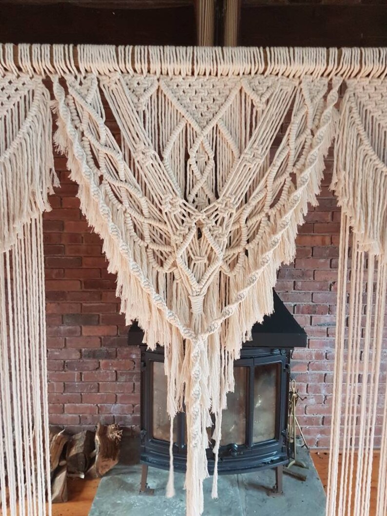 Large Macrame Wall Hanging Wedding Backdrop Macrame Etsy