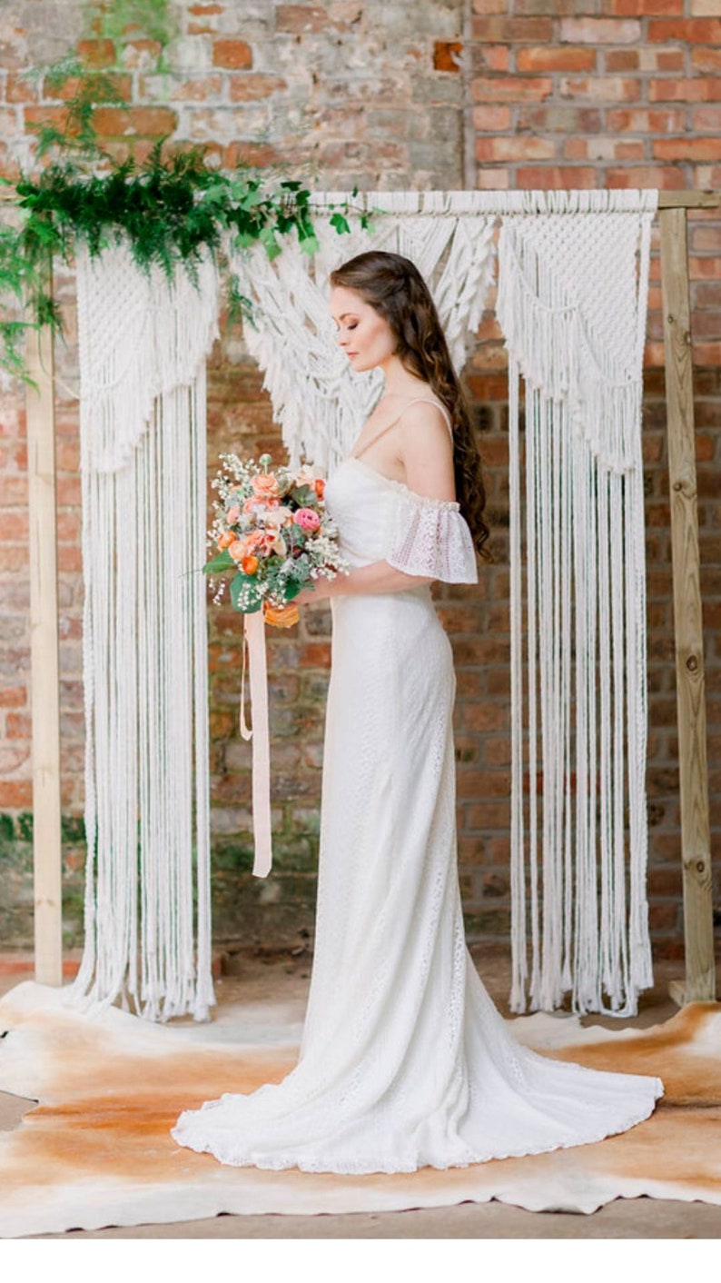 Large Macrame Wall Hanging Wedding Backdrop Macrame Etsy