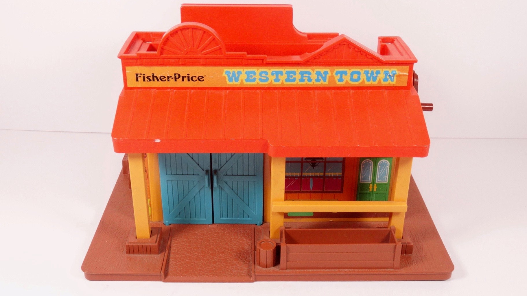 vintage fisher price western town