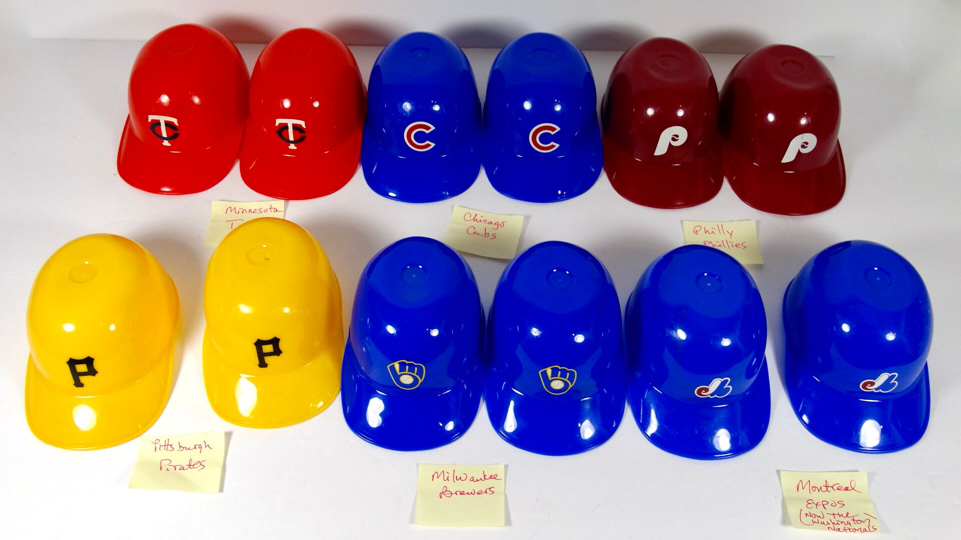 1980s Laich Mini Baseball Helmets Dairy Queen Promo Mini Batting