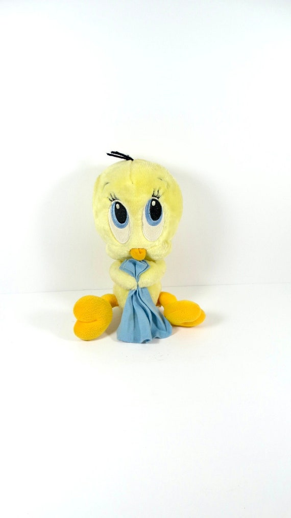 1996 Tweety Bird With Blanket Cute Baby Tweety Bird Stuffed Etsy