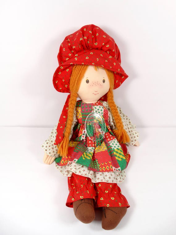 1988 Holly Hobbie Christmas Doll With Ornament Vintage Hollie