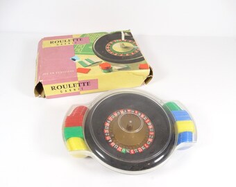 Roulette Garnie Jeu En Plastique Plastic Roulette Wheel Game Made in France