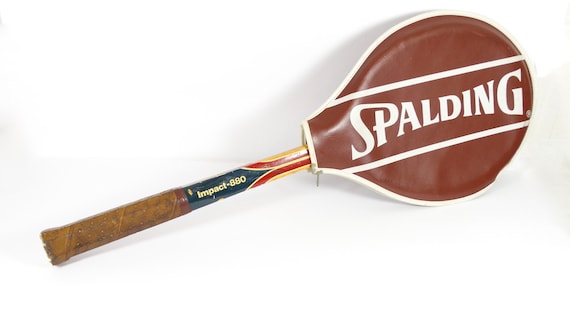 Raquette De Tennis Vintage Spalding Navratilova Signature En Bois - Taille Poignée 4 3/8" - Occasion