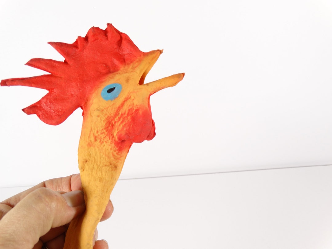 Vintage Rubber Chicken Gag Gift Fake Chicken Flat Chicken Etsy