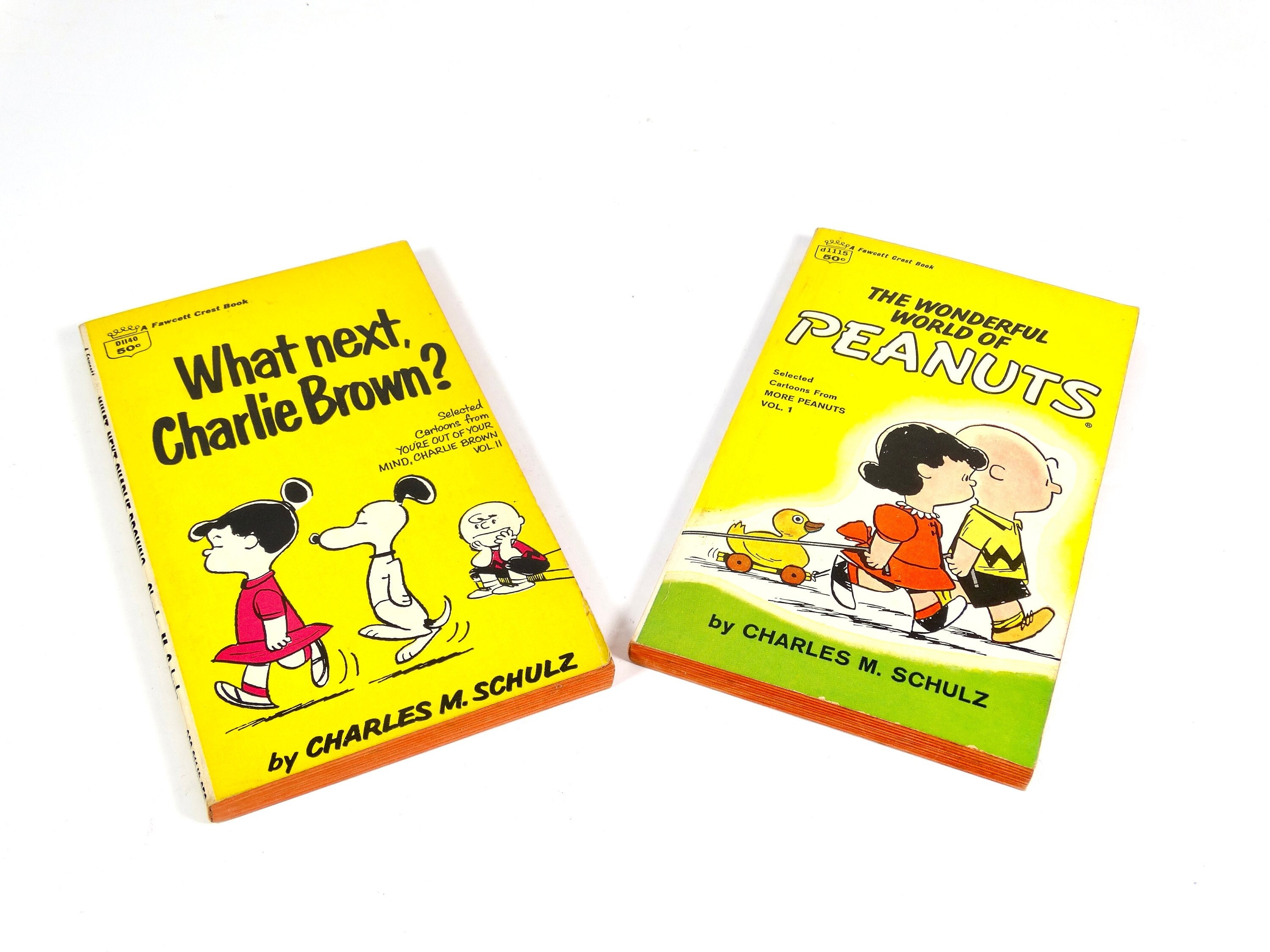 1969 Charlie Brown Paperbacks - Set of 2 Classic 60s Peanuts