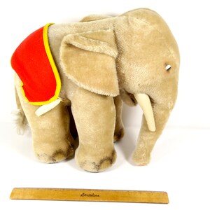 Vintage Steiff Elephant - Etsy