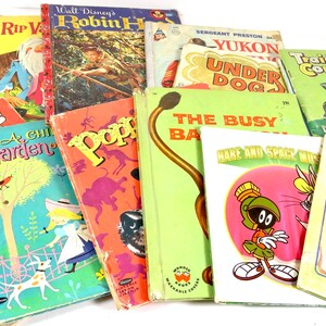 Midcentury Kids Book Collection 1950s 1960s 1970s Childrens Book Collection Classic Kids Books - Lot of 14