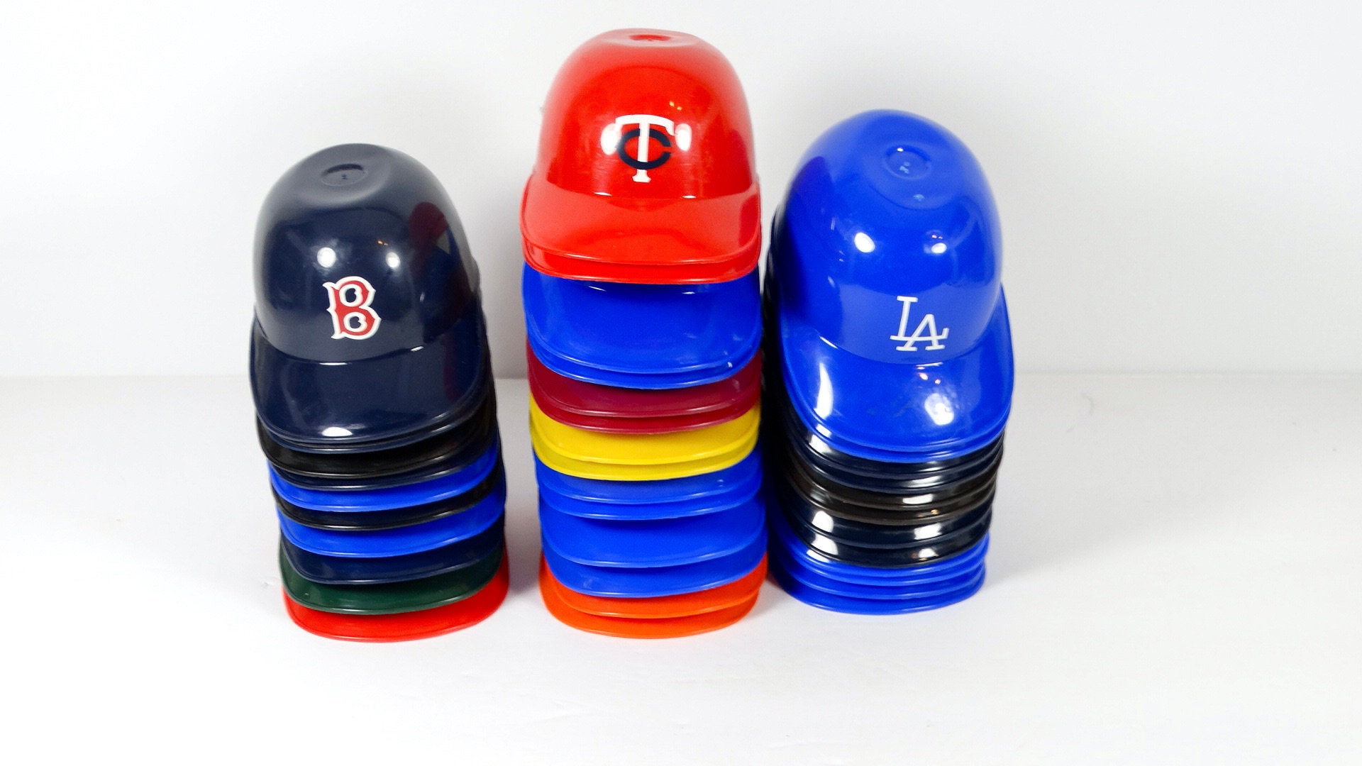 1980s Laich Mini Baseball Helmets Dairy Queen Promo Mini Batting