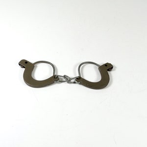 Vintage Toy Metal Handcuffs - Japan Kids Toy Handcuffs Non-Locking Cops and Robbers