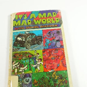 It&#39;s a Mad Mad World Vintage Book, Vintage Midcentury Illustrated Children&#39;s Book, Kids Book