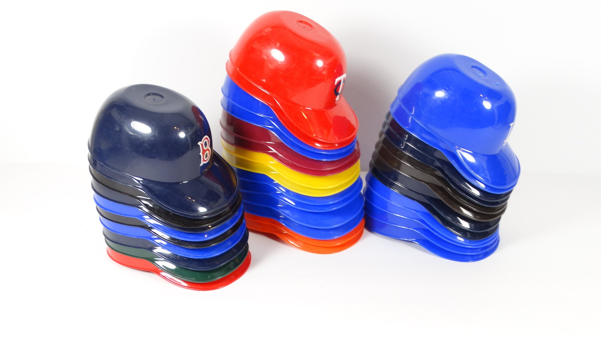 1980s Laich Mini Baseball Helmets Dairy Queen Promo Mini Batting