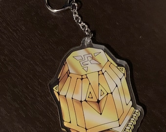 Chaveiro de acrílico Digimon - DigiOvo dos Milagres