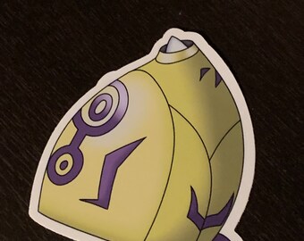 Adesivo Digimon - DigiOvo do Conhecimento