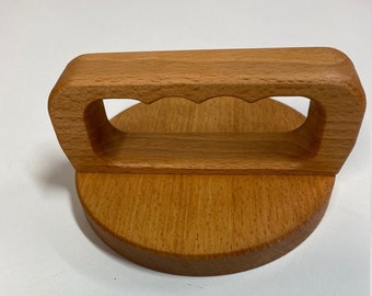 Printmaking baren, (flat disc)