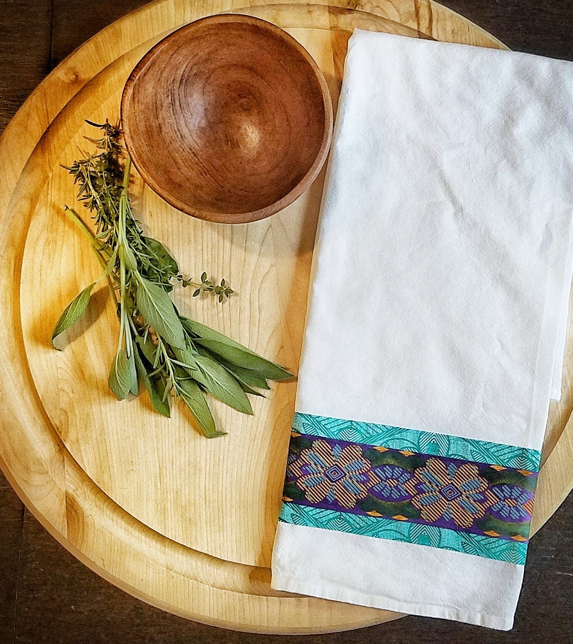 African Print Fabric Accent Tea/Flour sack kitchen towels set Etsy