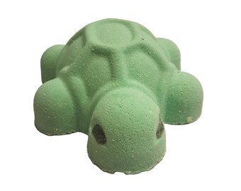 Turtle Bath Bombs: Margarita Lime Scent, cute turtle bath fizzy