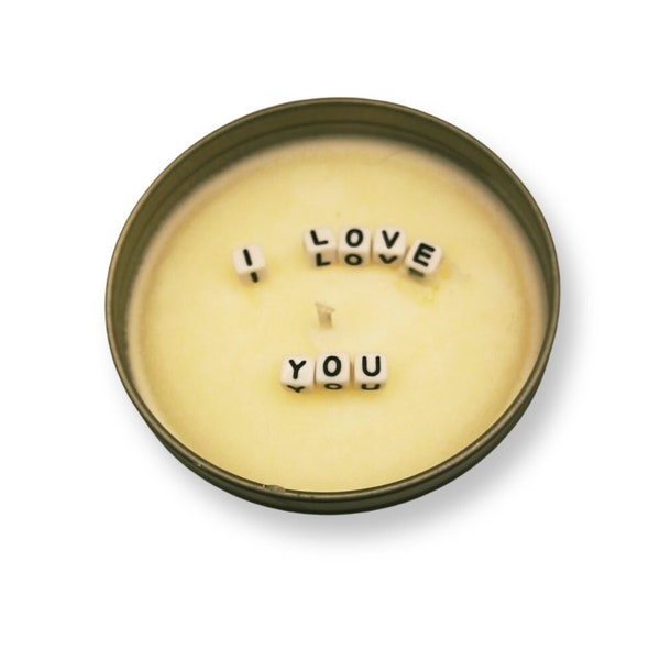 Candles With Message Etsy