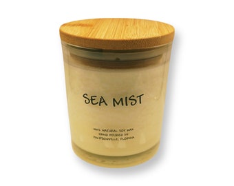 Sea Mist Soy Candles,  candles,  Soy candles, beach candles, scented soy candles