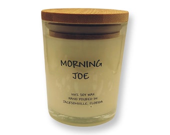 Morning Joe Soy Candles, coffee candles, Soy candles, Scented Soy Candles, latte candles, Coffee candle, coffee scented candles