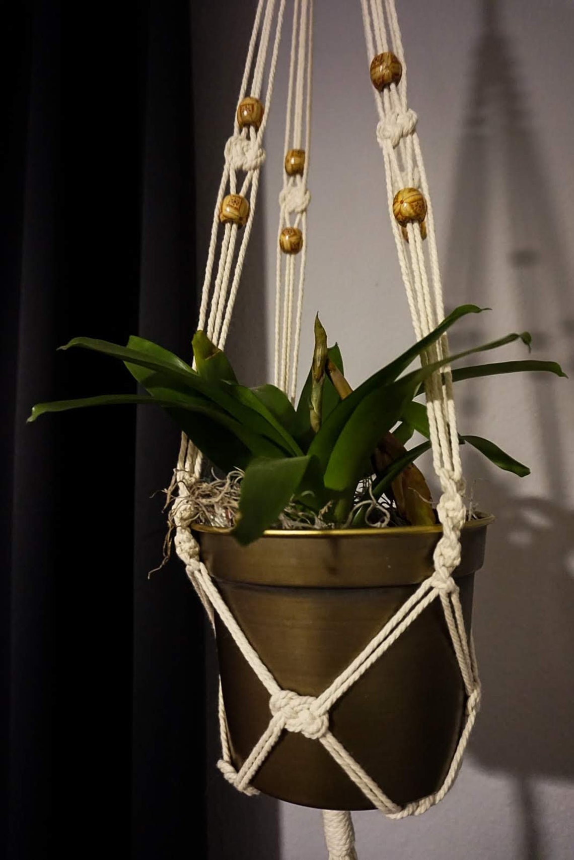 Plant Hanger with Infinity Knot Etsy Plant Hanger with Infinity Knot Etsy