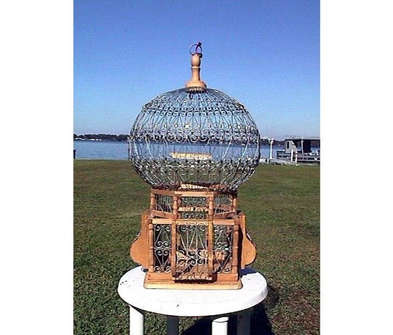 Victorian Style Birdcage 20 Large Decorative Hanging Wooden Bird Cage