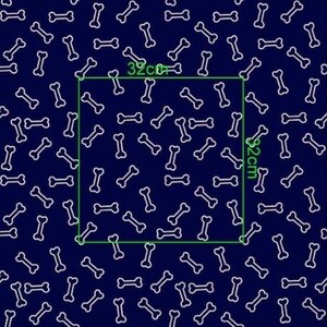 Dog Crate Bumper Bedding Set, Cozy Fleece Pad, Bumper and Blanket navy paw