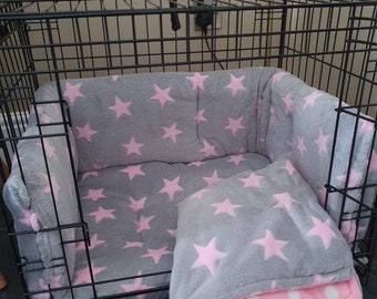dog crate bumper bedding,cage bedding,carry crate bedding, new puppy, sick recovering dog, cage rest bedding,good night sleep bedding.