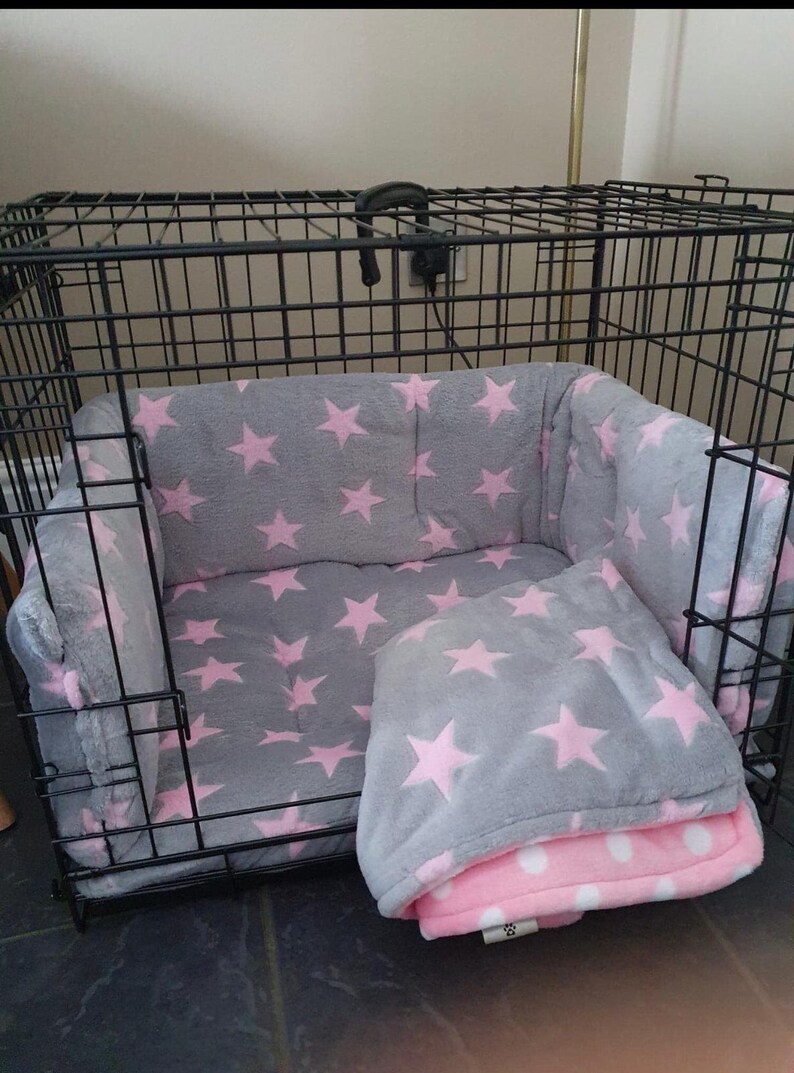 Dog Crate Bumper Beddingcage Beddingcarry Crate Bedding New Etsy